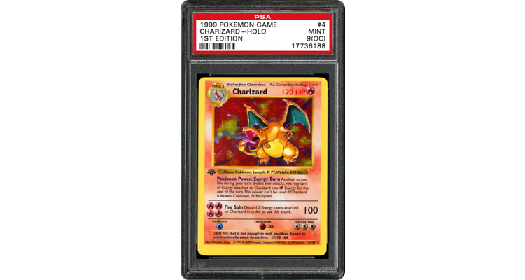 Most Expensive Pokemon Cards - 1st Edition Shadowless Charizard